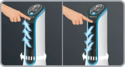 Rowenta VU 6210 Turmventilator 30W 3stuf Ws Oszillation -Luft Wrame Haus Geschaft dabebee6db9b3aa253f4c6830687bc5f