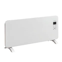 STAHLMANN Glaskonvektor Weiß ZG 2000Watt - Wifi App Steuerung, Elektroheizung Energiesparend Bis 40qm Fläche, Schnelle Erwärmung, Thermostat, Leise, Konvektor Heizung Elektrisch, Heizgerät -Luft Wrame Haus Geschaft db08a1429371fd3599ea34541ea152e2