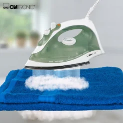 Clatronic DB3105 Dampfbügeleisen Edelstahlsohle Weiss-grün 2000W -Luft Wrame Haus Geschaft db251f9a62ff043db9d993ea227d4c78