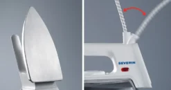 SEVERIN Bügeleisen BA 3211 1.200 Watt Weiß -Luft Wrame Haus Geschaft db2a6bf66db788cb6c56ca82e3679199