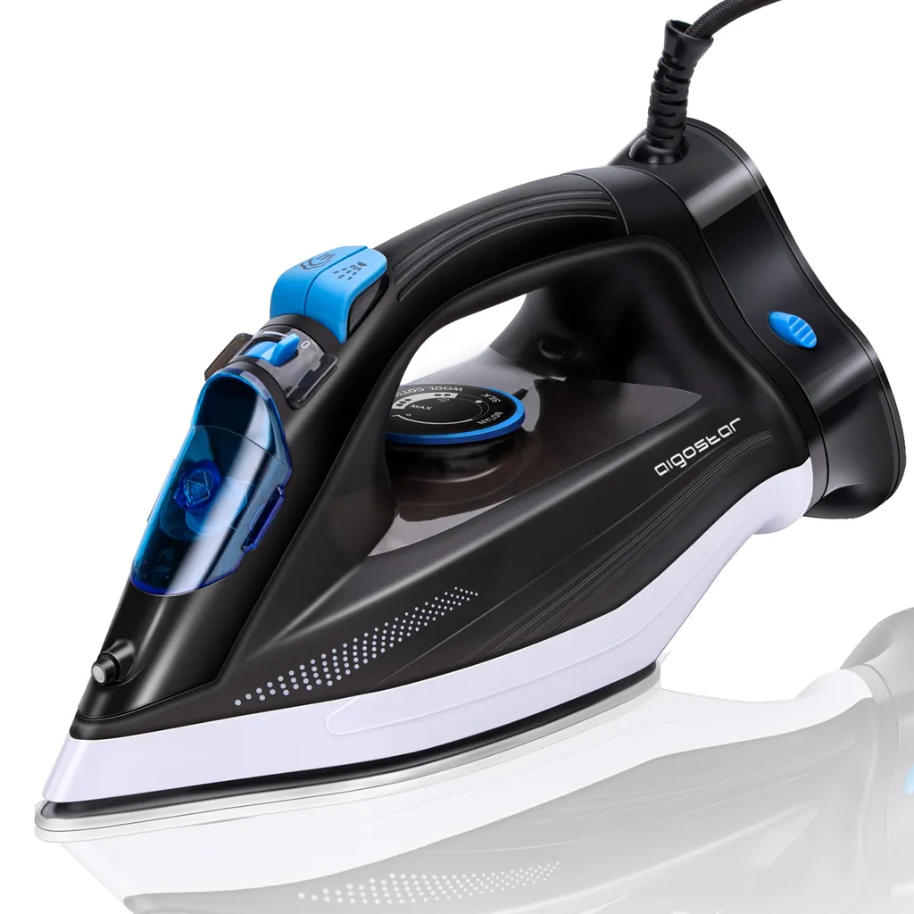 Aigostar SEAN 31QNM/ 199418 Kabelloses DampfbÃ1/4geleisen, Keramiksohle, 2600 Watt, Vertikaldampf, Anti-Kalk 3 Aigostar SEAN 31QNM/ 199418 Kabelloses DampfbÃ1/4geleisen, Keramiksohle, 2600 Watt, Vertikaldampf, Anti-Kalk – Bild 3