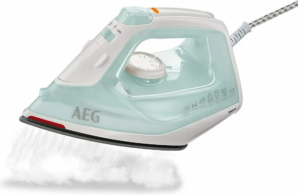 AEG DB1740 Dampfbügeleisen, Keramiksohle, 2400 Watt, Vertikaldampf, Anti-Kalk, Abschaltautomatik 2 AEG DB1740 Dampfbügeleisen, Keramiksohle, 2400 Watt, Vertikaldampf, Anti-Kalk, Abschaltautomatik – Bild 2