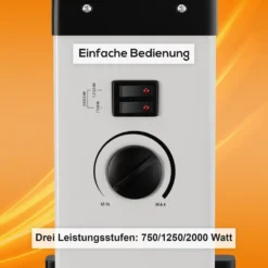 Tronitechnik KH-101 Heizgerät Konvektor Radiator Heizung Stufenlose Thermosteuerung (750W / 1.250W / 2.000W) 29 Tronitechnik KH-101 Heizgerät Konvektor Radiator Heizung Stufenlose Thermosteuerung (750W / 1.250W / 2.000W) -Luft Wrame Haus Geschaft e1c4b86c3fdcc8ba00c7315b9ad78537