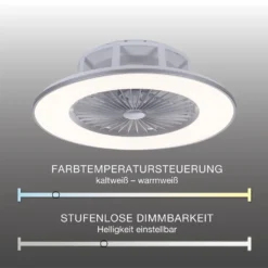 Selltec LED Deckenlampe Ventilator AIR 3 Stufen, Dimmbar, Fernbedienung CCT, Wohnzimmer Wohnzimmer, Schlafzimmer, Kinderzimmer 14646055 11 Selltec LED Deckenlampe Ventilator AIR 3 Stufen, Dimmbar, Fernbedienung CCT, Wohnzimmer Wohnzimmer, Schlafzimmer, Kinderzimmer 14646055 -Luft Wrame Haus Geschaft e25843f14a7d4394580c25140a6858da