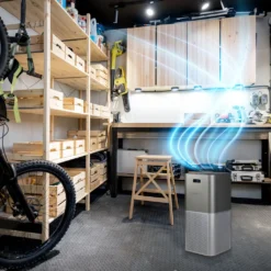 Genius Invictus Air Luftreiniger | Reinigt 400m3/h | Entfernt 99,95% Viren, Staub Und Für Allergiker Durch HEPA-Filter | Einstellbarer Timer | Luftqualitätsanzeige -Luft Wrame Haus Geschaft e377d93a456f234aa04767c05aace071