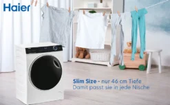 Haier HW70-B14979 Waschmaschine 7 Kg Vollwasserschutz Refresh Dampf Funktion -Luft Wrame Haus Geschaft e439259122e0883f44c1130054e2bfb4