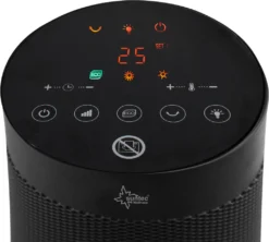 SUNTEC Heizlüfter Heat PTC 2000 Flame - Leise Heizturm Inkl. Fernbedienung Timer 2000 Watt | Elektro Heiztower Mit Thermostat 2 Heizstufen | Elektroheizung Kaminfeueroptik | Elektrische Wärme 15-35 °C -Luft Wrame Haus Geschaft e57a1526ac352e2f77a6224e3149df53