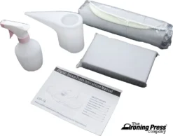 Dampfbügelpresse Professionelle Mit 38 Dampfdüsen (Leistungsstarke Dampfstrahlen) & Höhenverstellbaren Ständer Von Speedypress - Kompakt Größe - 55cm Y 22cm; 1.350watt (+ Ersatzabdeckung & Schaumstoff-Unterfilz UVP 45,00 € + Weiteres Zubehör GRATIS) -Luft Wrame Haus Geschaft e69f2c9619e5700c4c92a44a5386245b