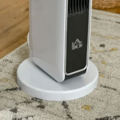 HOMCOM Heizgerät Heizlüfter 2200W Elektroheizer Keramik Heizturm Mit Fernbedienung 8-Stunden-Timer Oszillation Heizer Heizung ABS PA Weiß+Schwarz 21 X 21 X 73 Cm -Luft Wrame Haus Geschaft e7e1bed700a73c145e4811d562a8b8ab