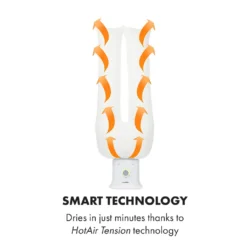 Klarstein ShirtButler Deluxe Automatisches Trocken- Und Bügelgerät , 2-in-1: Trocknen Und Bügeln , 1250 Watt Sicherheits-Heizer , HotAir Tension-Technologie , Timer: 0-180 Minuten , Geräuscharm , LED-Kontrolllicht , Material: Oxford-Nylon -Luft Wrame Haus Geschaft eaf0e048b6cf0748e787b8f2b77d32bc