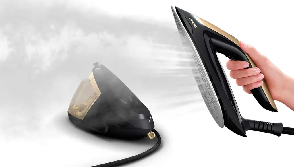 Philips PerfectCare Bügelstation, Keramiksohle, 170 G/min Konstanter. Dampf, 8.5 Bar, 2700 W, Schwarz (PSG8140/80) 8 Philips PerfectCare Bügelstation, Keramiksohle, 170 G/min Konstanter. Dampf, 8.5 Bar, 2700 W, Schwarz (PSG8140/80) – Bild 8