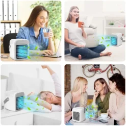 Aigostar Ice Cube - Luftkühler, Luftkühler Mini Klimaanlage Mit 300 ML Wassertank, Mini Klimagerät Mit 3 Stufen & 7 Stimmungslichtern- Mobiles Klimagerät Für Schlafzimmer, Baby, Büro,im Freien 13 Aigostar Ice Cube - Luftkühler, Luftkühler Mini Klimaanlage Mit 300 ML Wassertank, Mini Klimagerät Mit 3 Stufen & 7 Stimmungslichtern- Mobiles Klimagerät Für Schlafzimmer, Baby, Büro,im Freien -Luft Wrame Haus Geschaft ed47f793fce8a41484362852fdfc63ef