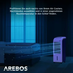 AREBOS, 4in1 Aircooler Luftkühler, Luftreiniger, Luftbefeuchter, Ventilator, Mobile Klimaanlage, 4,5L 15 AREBOS, 4in1 Aircooler Luftkühler, Luftreiniger, Luftbefeuchter, Ventilator, Mobile Klimaanlage, 4,5L -Luft Wrame Haus Geschaft ed488f543fe6b6954a6c47245ba200d4