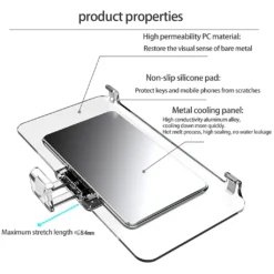 Universal Handy Wasserkühlung Kühler Gaming Phone Wasserkühler Einstellbarer Tragbarer Lüfterhalter -Luft Wrame Haus Geschaft ed4e48cc0914189bf1bb1a3a87dacf90