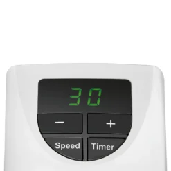 Clatronic HL 3738 Mobiler Steckdosen-Heizlüfter Mit 2 Gebläsestufen, Hochwertiges PTC-Heizelement, LED-Display-und Kontrollleuchte -Luft Wrame Haus Geschaft eddff61509b0cbd4272b4798d19ff4cd