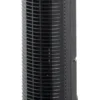 Bestron Turmventilator Mit 3 Geschwindigkeitsstufen, Inkl. 75° Oszillation-Funktion, Timer, Höhe: 78cm, 35W, AFT760Z, Farbe: Schwarz