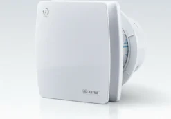 Badlüfter Nachlauffunktion Timer Ø 100mm Ventilator Mit Rückflussleitblech Wandlüfter Luftzufuhr 95r [m³/h] Weiß -Luft Wrame Haus Geschaft eecf005c6edfbe6c20d248223f7f7d6e