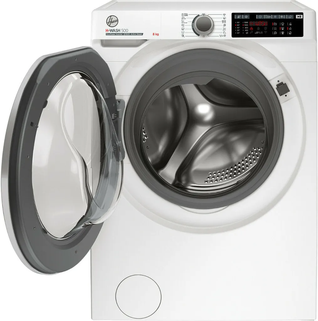 Hoover H-WASH 500 HWQ 58AMBS Waschmaschine / 8kg / 1500 U/Min 3 Hoover H-WASH 500 HWQ 58AMBS Waschmaschine / 8kg / 1500 U/Min – Bild 3
