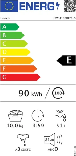 Hoover H-WASH 300 H3W4 4102DE/1-S Waschmaschine / 10 Kg / 1400 U/Min / Smarte Bedienung Mit NFC-Technologie / Symbolblende / Minutengenaue Restlaufzeitanzeige 11 Hoover H-WASH 300 H3W4 4102DE/1-S Waschmaschine / 10 Kg / 1400 U/Min / Smarte Bedienung Mit NFC-Technologie / Symbolblende / Minutengenaue Restlaufzeitanzeige -Luft Wrame Haus Geschaft efaeceaa4d7ade577b71d84a69430b3c