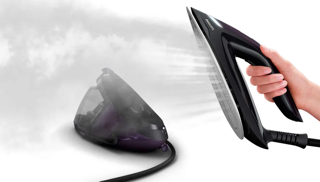 Philips PerfectCare Bügelstation, Keramiksohle, 170 G/min Konstanter. Dampf, 8.5 Bar, 2700 W, Schwarz (PSG8160/30) 8 Philips PerfectCare Bügelstation, Keramiksohle, 170 G/min Konstanter. Dampf, 8.5 Bar, 2700 W, Schwarz (PSG8160/30) – Bild 8