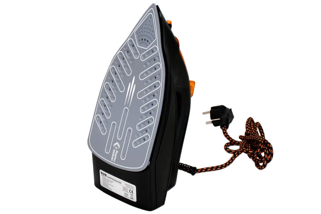 Dampfbügeleisen WOW 2200 Watt Keramik Schwarz 1 Dampfbügeleisen WOW 2200 Watt Keramik Schwarz