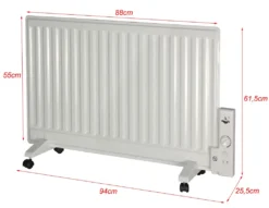 El Fuego Öl-Panelheizer AY4963, 800 W -Luft Wrame Haus Geschaft f56f055a370782a4c93f76cc82f05664