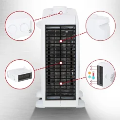 Adler Heizlüfter 3 Stufen Kalt/1000/2000 Watt Liegend Und Stehend Verwendbar Schwarz Thermostat -Luft Wrame Haus Geschaft f5b54f3798aa2a3051713aab14f288c6