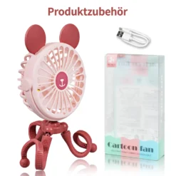 CMYBABEE Tragbare Fan Octopus Ventilator Mit Teleskop Stativ 3-Speed Einstellung Mit Nachtlicht Usb-Lade Geeignet Für Kinderwagen/Camping/Auto Sitz [2022 Neu] -Luft Wrame Haus Geschaft f7159bb4f835ac213b0ef3b180ea0aa0