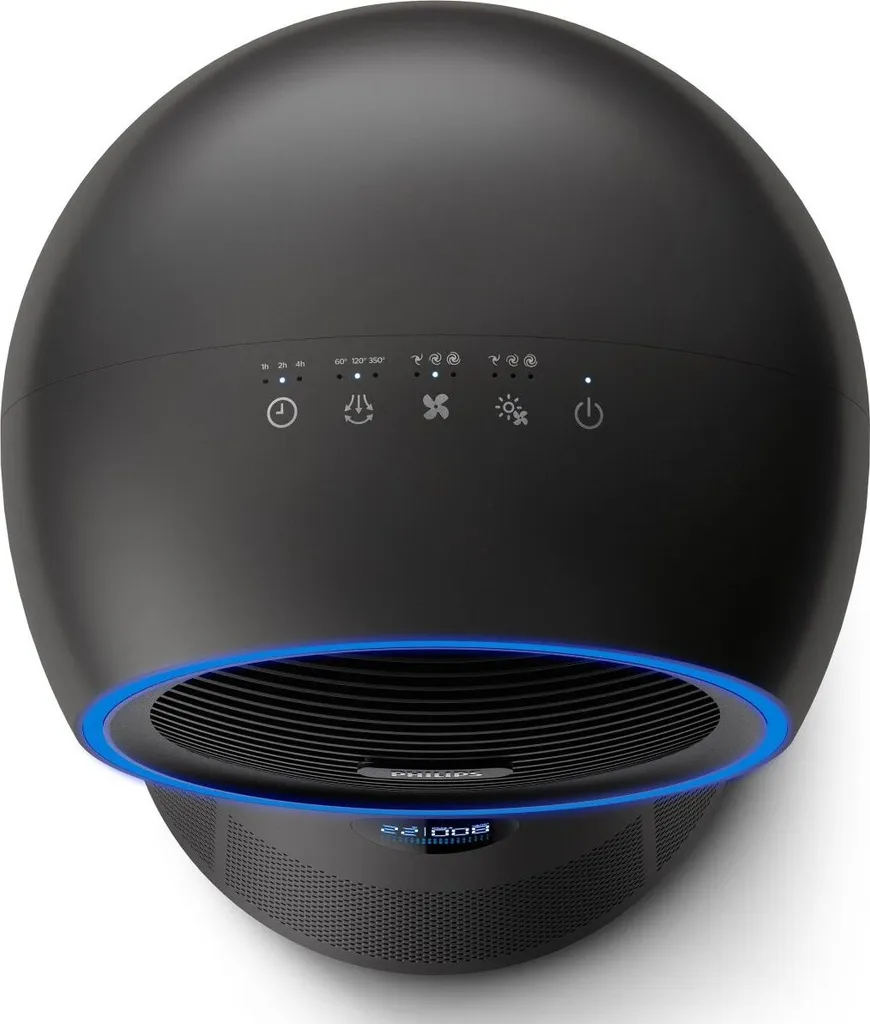 Philips Luftreiniger 3 In 1 AMF220/15 Lüfter 7,5-15-25; Heizung 1250-1500-2200 W, Geeignet Für Räume Bis 42 M², Schwarz 14 Philips Luftreiniger 3 In 1 AMF220/15 Lüfter 7,5-15-25; Heizung 1250-1500-2200 W, Geeignet Für Räume Bis 42 M², Schwarz – Bild 14