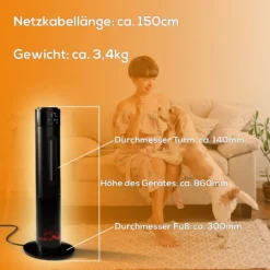 Tronitechnik PTC Turmheizer Keramikheizer 2000 Watt Heizlüfter Elektro Kamin Elektrischer Heizung Kaminfeuer Effekt Kaminofen 29 Tronitechnik PTC Turmheizer Keramikheizer 2000 Watt Heizlüfter Elektro Kamin Elektrischer Heizung Kaminfeuer Effekt Kaminofen -Luft Wrame Haus Geschaft f818fd19c0741179601dcba3c6968610