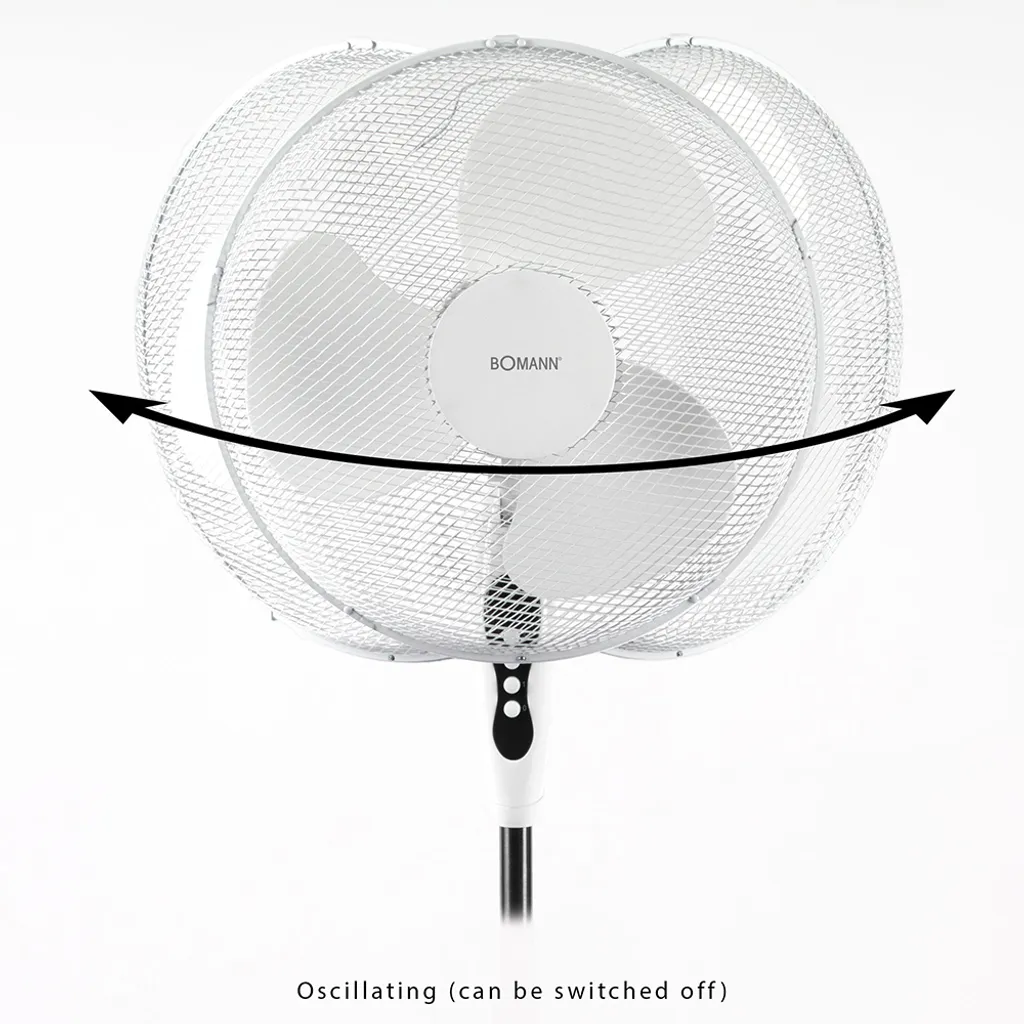 Bomann VL 1139 S CB Weiß 40 Cm Standventilator 4 Bomann VL 1139 S CB Weiß 40 Cm Standventilator – Bild 4
