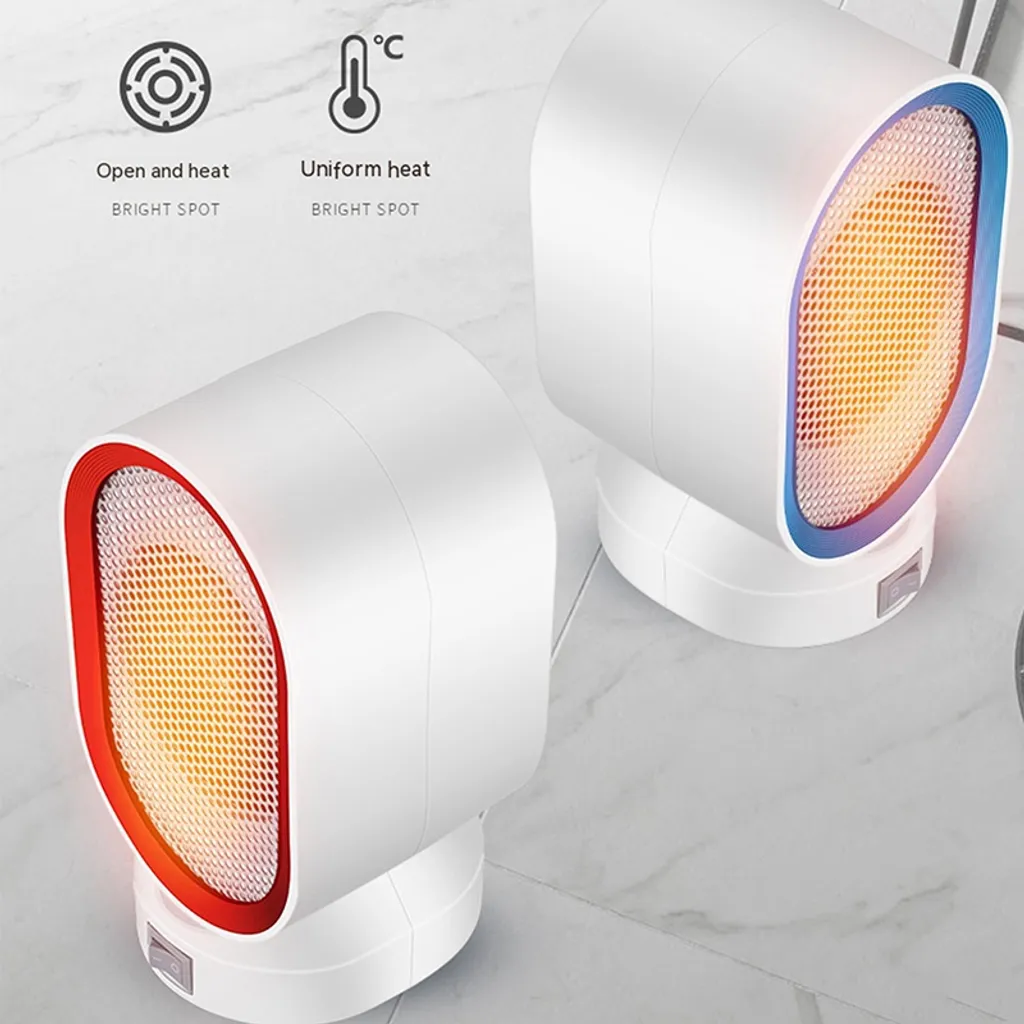 700W Mini Energiesparend Heizlüfter,3 Sekunden Schnelle Hitze Warmer Lüfter,Sicherheit Überhitzungsschut,Rot 2 700W Mini Energiesparend Heizlüfter,3 Sekunden Schnelle Hitze Warmer Lüfter,Sicherheit Überhitzungsschut,Rot – Bild 2
