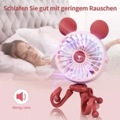 CMYBABEE Tragbare Fan Octopus Ventilator Mit Teleskop Stativ 3-Speed Einstellung Mit Nachtlicht Usb-Lade Geeignet Für Kinderwagen/Camping/Auto Sitz [2022 Neu] -Luft Wrame Haus Geschaft fc7347887a1ac89a337dc8ddbb98a3b6