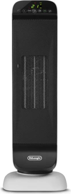 De'Longhi De’Longhi HFX25S20, Elektrischer Raumheizlüfter, Keramik, 24 H, Indoor, Flur, Schwarz